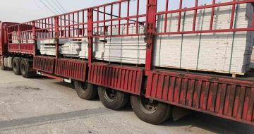 辽阳 白麻荔枝面外墙干挂，工厂装车日常