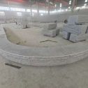 辽阳 芝麻白异形坐凳，自然面光面弧形加工