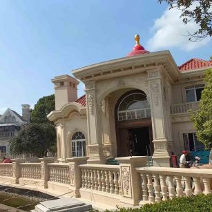 辽阳 黄金麻花岗岩欧式别墅