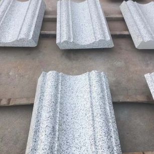 辽阳 白麻花岗岩光面别墅线条