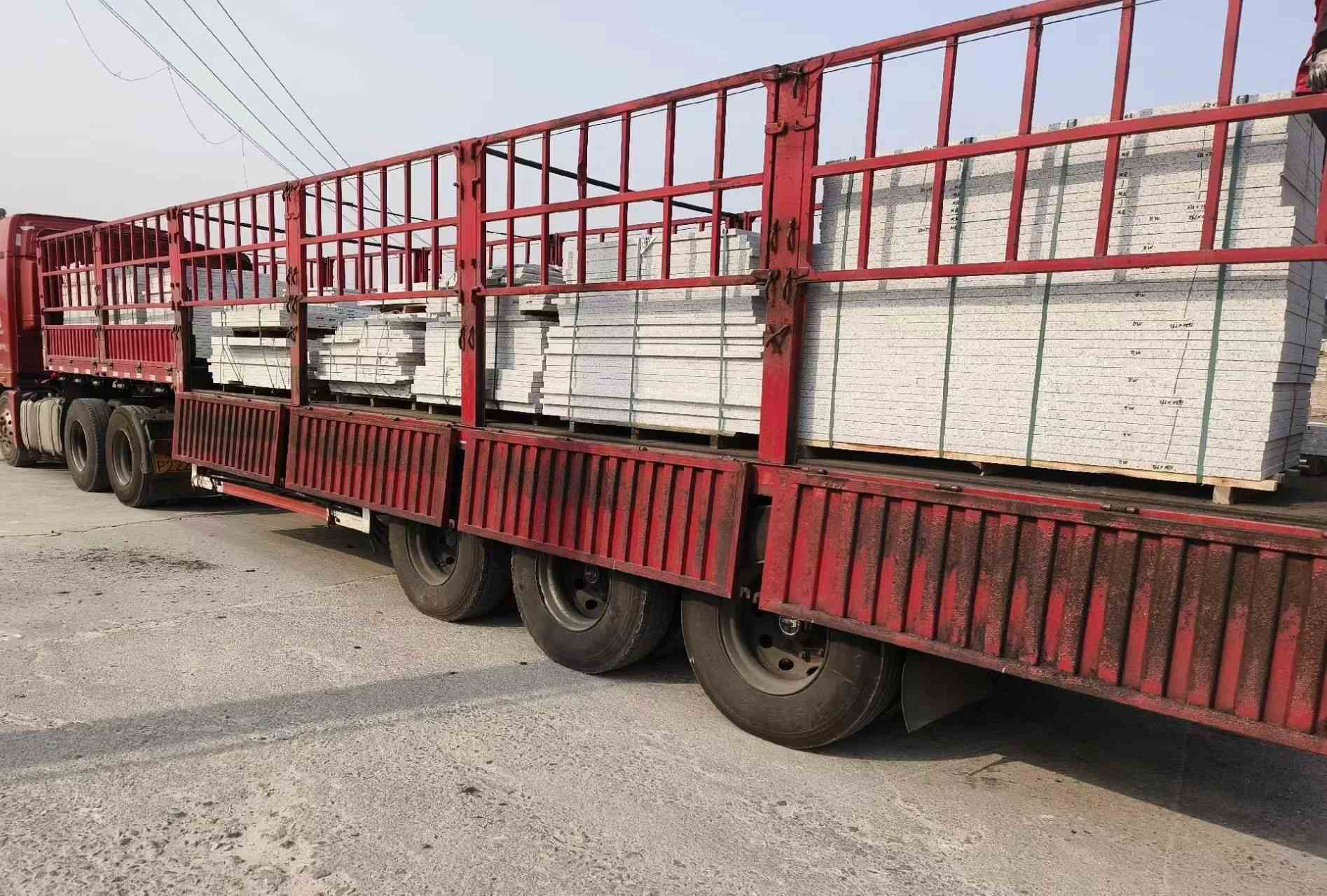 辽阳 白麻荔枝面外墙干挂，工厂装车日常