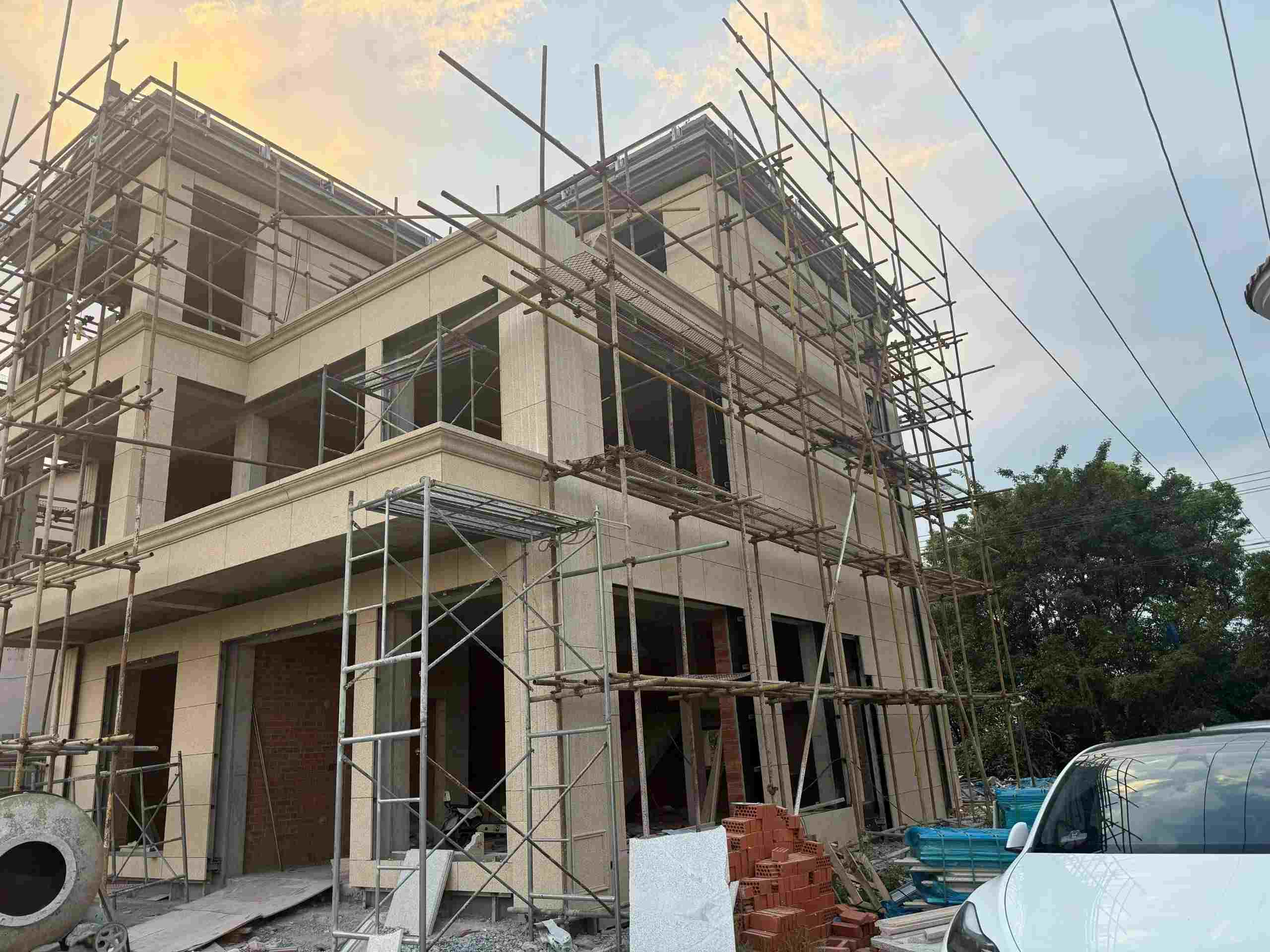 辽阳 黄金麻荔枝面花岗岩外墙干挂