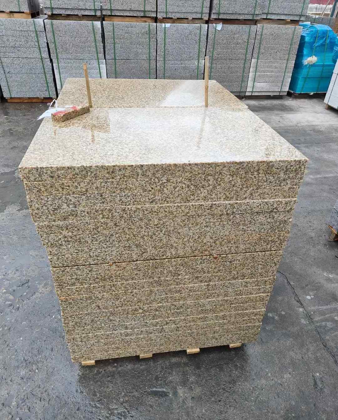 辽阳 湖北黄金麻花岗岩石材荔枝面外墙石材