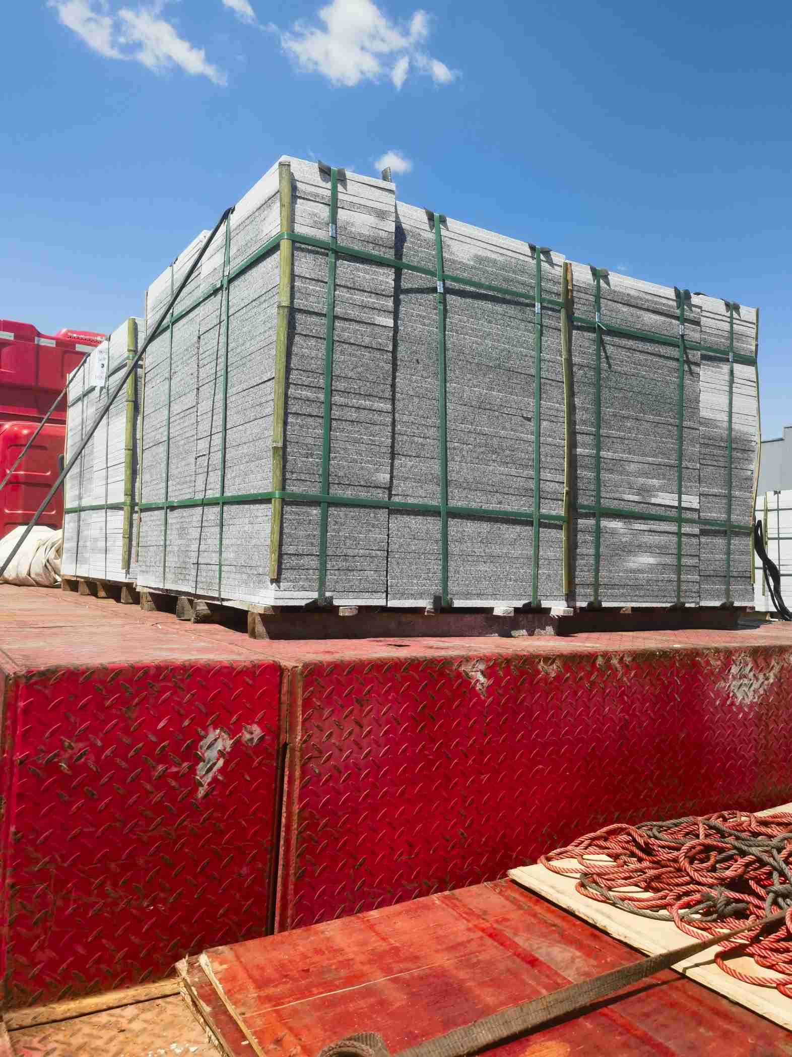 辽阳 芝麻白火烧规格板地铺石300*600/600*600